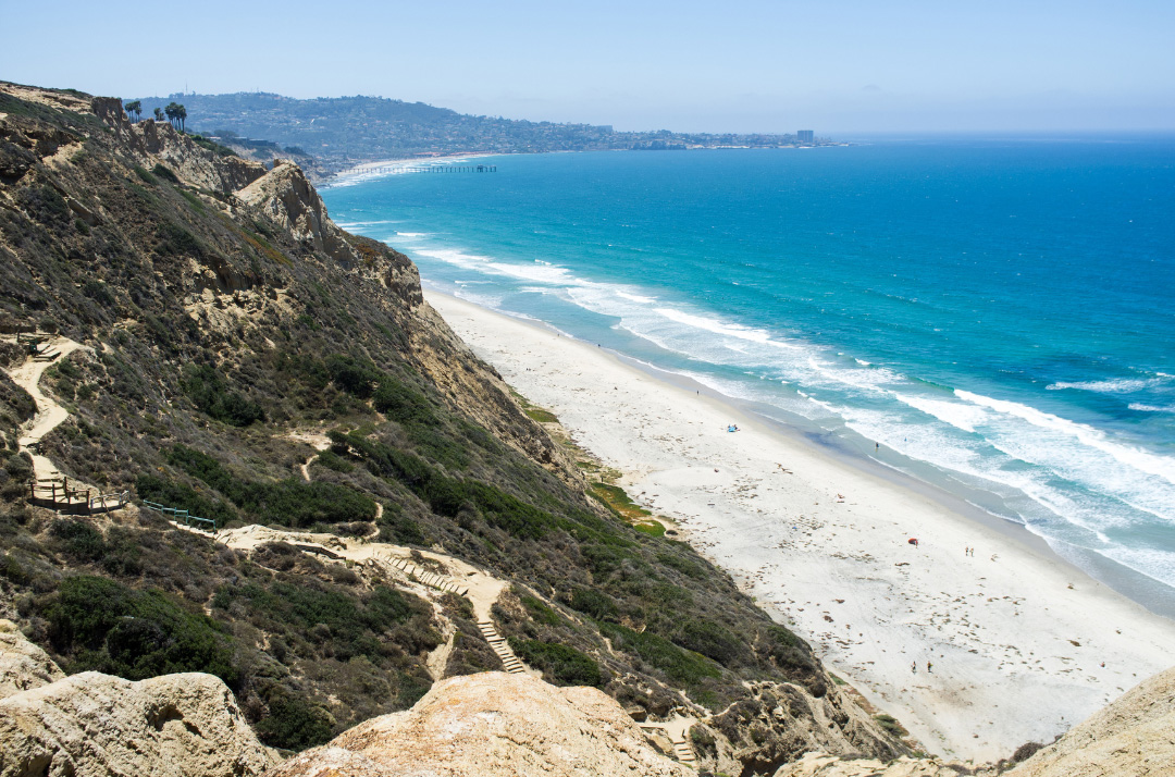 Photo of the San Diego coastline