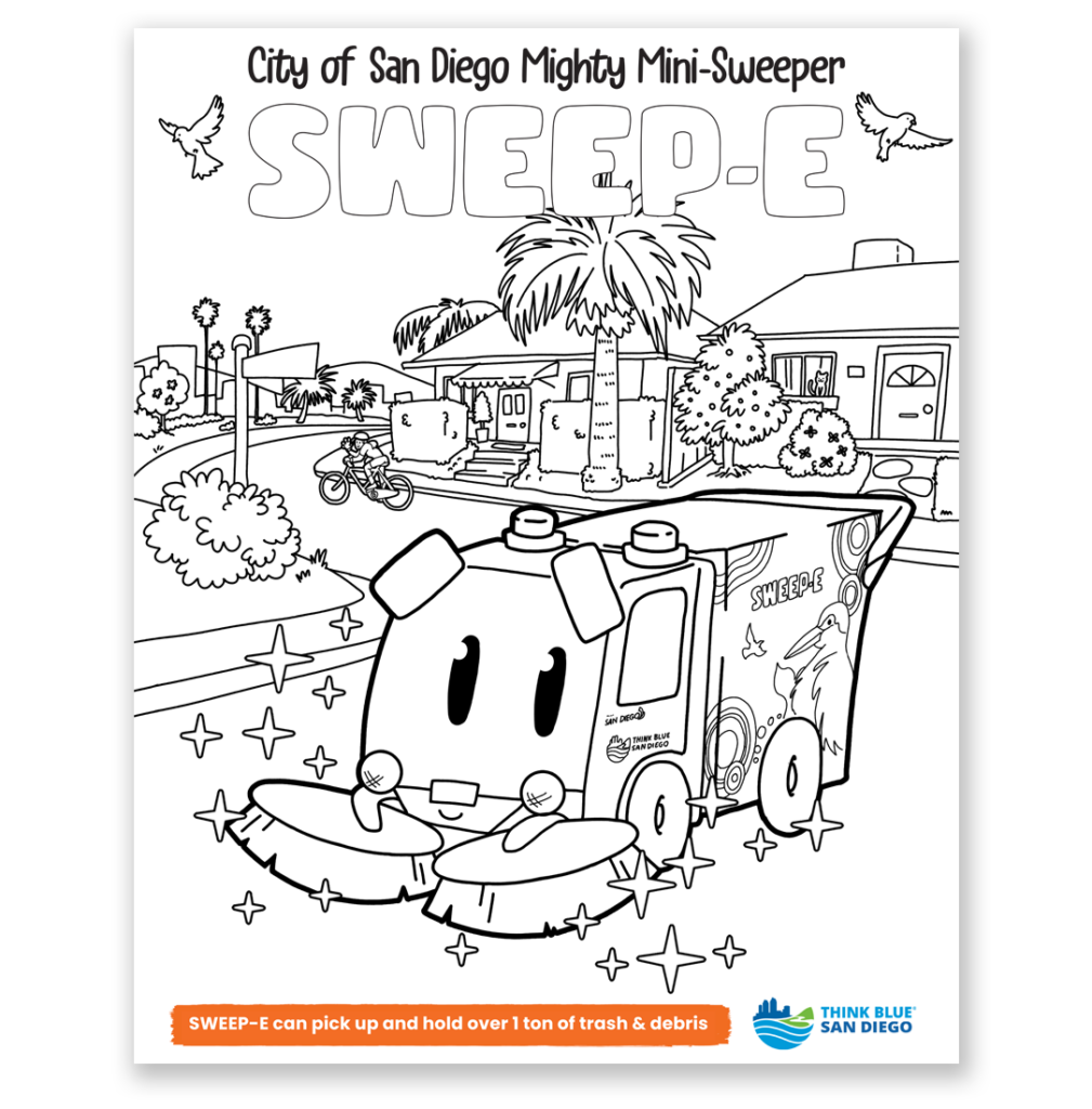 SWEEP-E Coloring Page